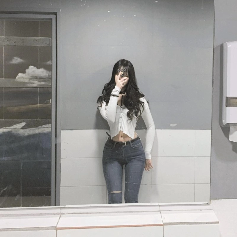 흙수저녀 몸매 셀카