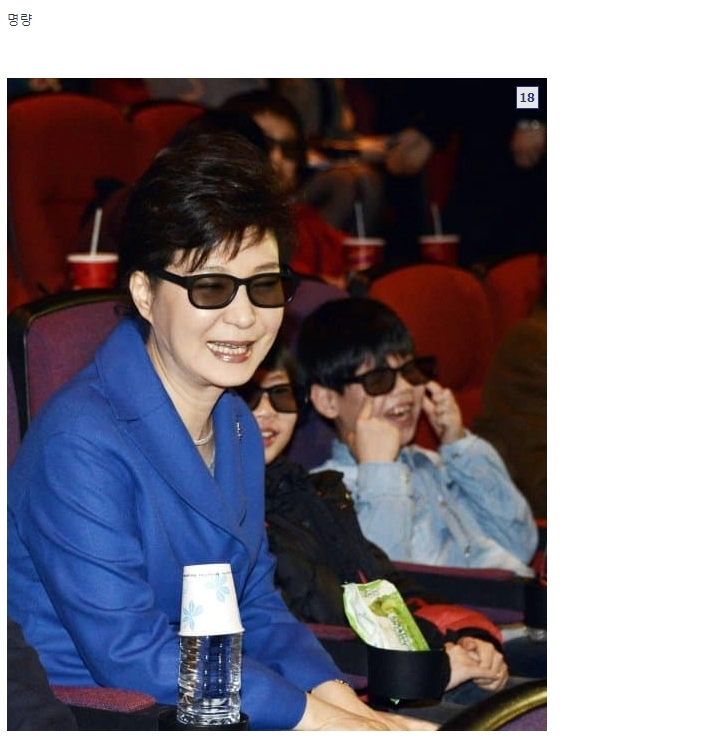 역대 대통령들의 관람영화들