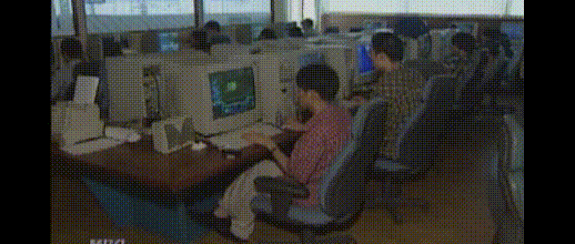 초창기 피시방 풍경