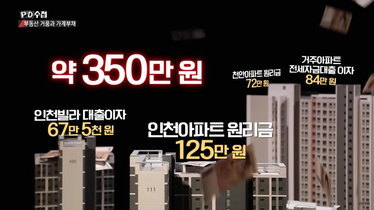 빚으로 집 4채 구매한 남자