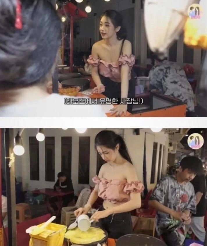 라오스에서 가장 유명한 노점상