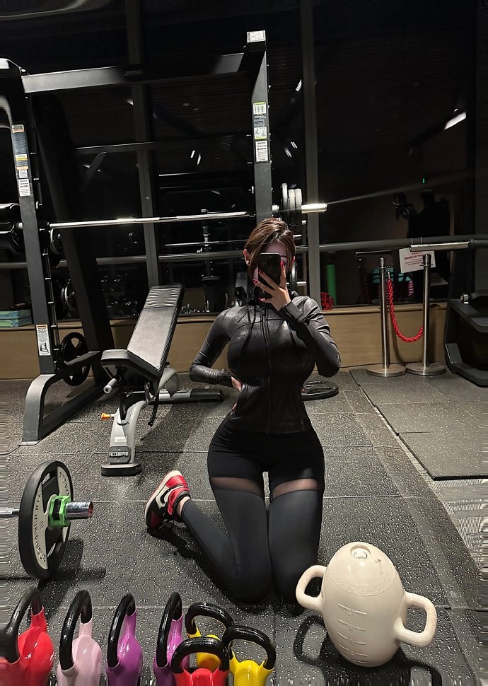 헬스장 레깅스 섹트녀