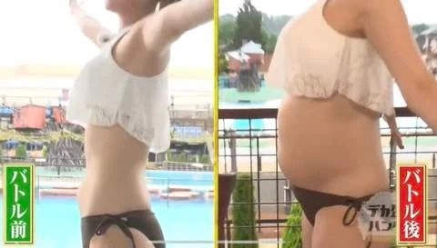 일본 대식가 유튜버 폭식 전후 사진