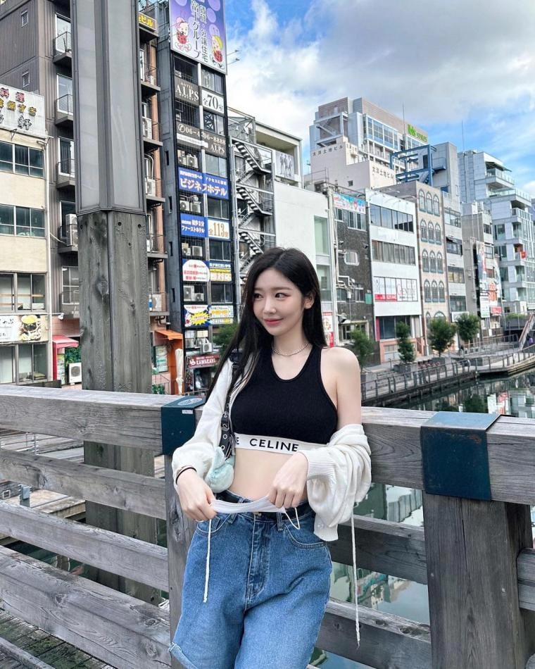 골반이 돋보이는 bj금화 평상시 몸매