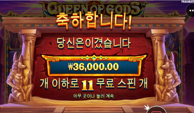 퀸갓 보너스는 자주 들어가는데 배당이 아쉽네