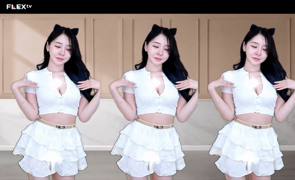 움짤)지리게 섹시한 세라 고냥이 하악~!안구정화 헤으으응~!