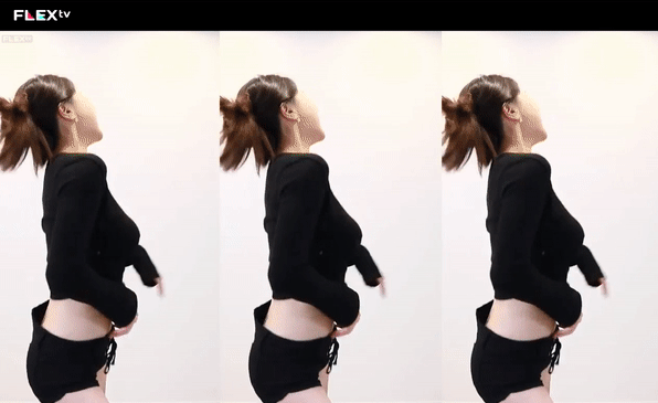 움짤)보라누나 허리돌림 개쩌네 ㅎㄷㄷㄷ안구정화 쌉가능!!!