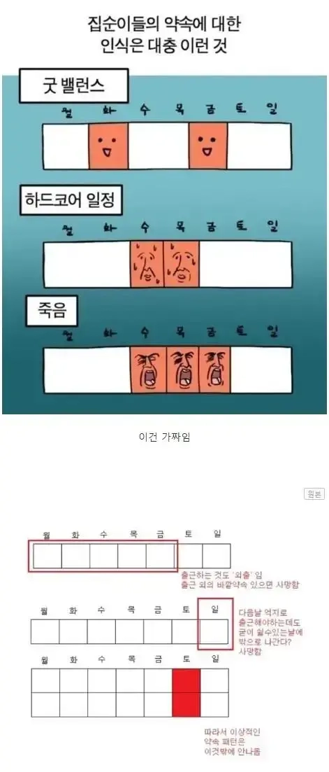 집돌 집순이의 이상적인 약속 패턴