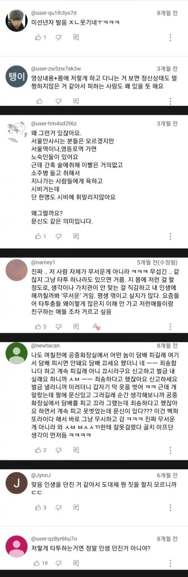 과한 문신한 사람이 무서운 '진짜' 이유