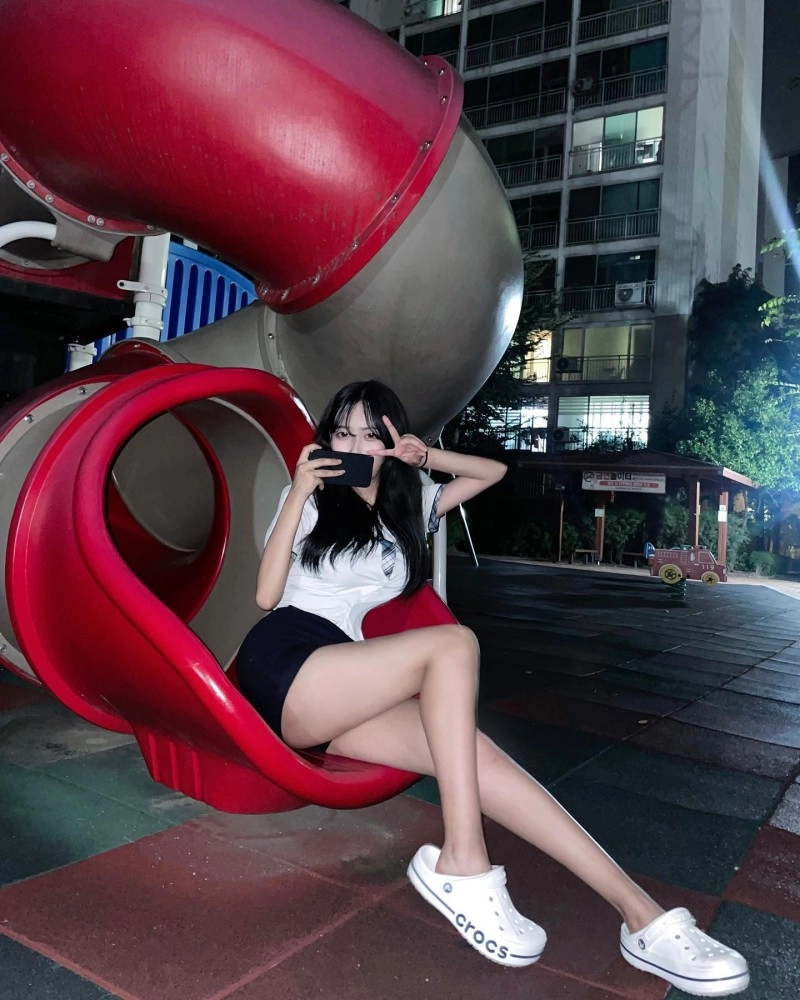 돌핀팬츠가 잘어울리는 고딩