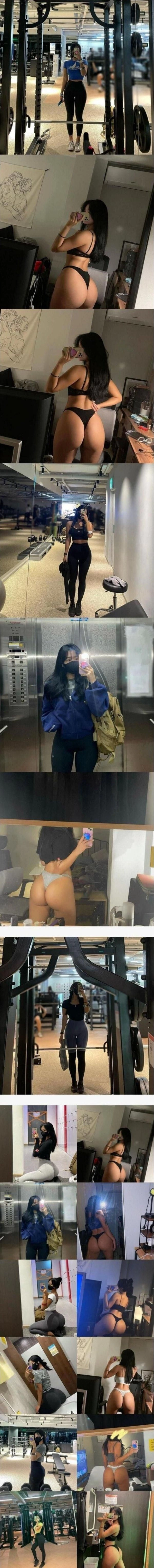 엉덩이 쩐다는 헬스 인플루언서