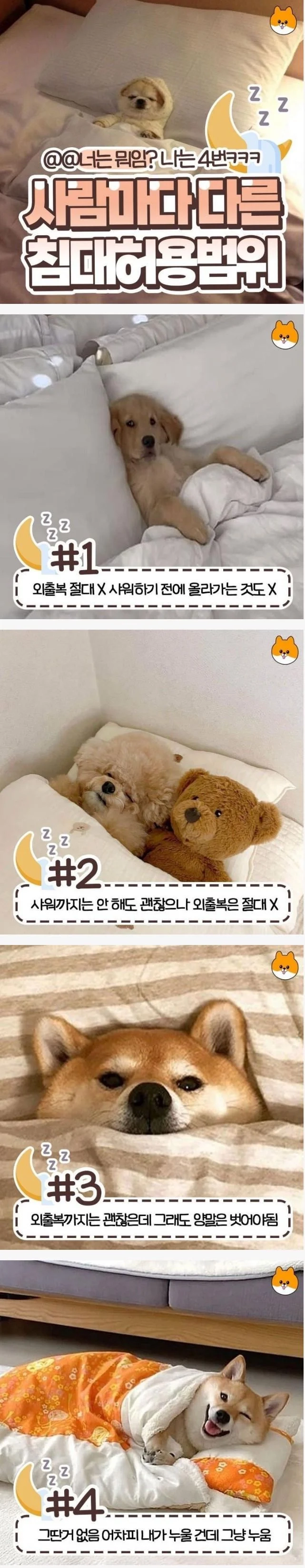 내 침대 허용범위는?