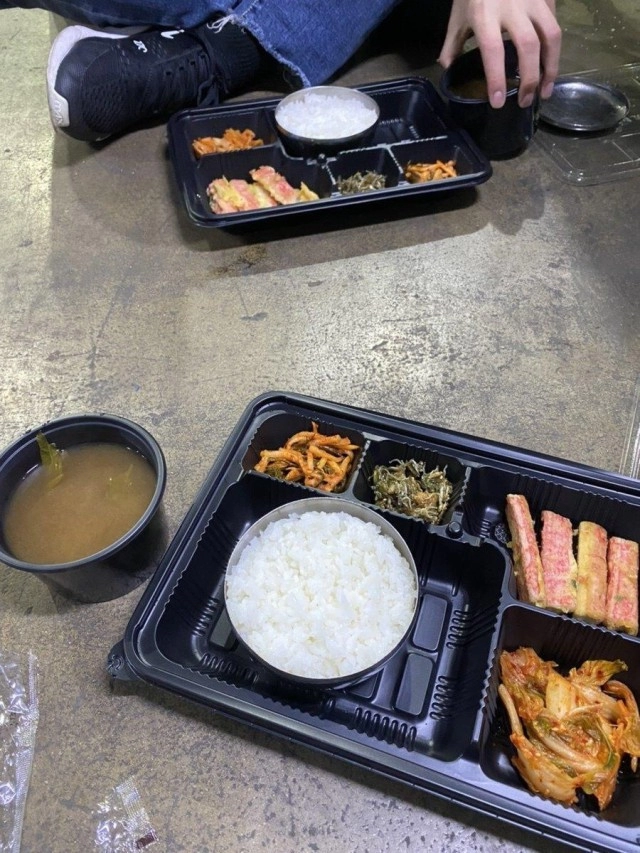 로젠 야간 택배 상하차 밥 수준