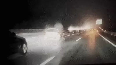 1차로 정속 모닝