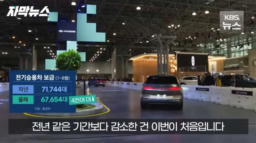 인기가 시들해진 전기차