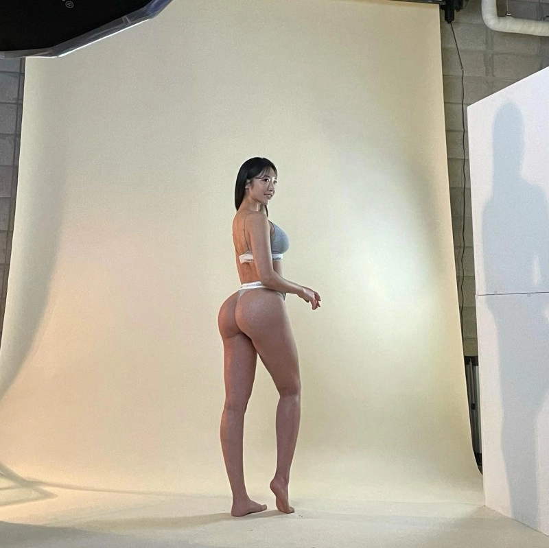 핫한 바디프로필 촬영하는 필라테스 강사