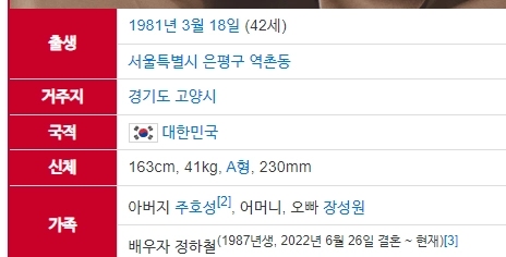 장나라 6살 연하 남편