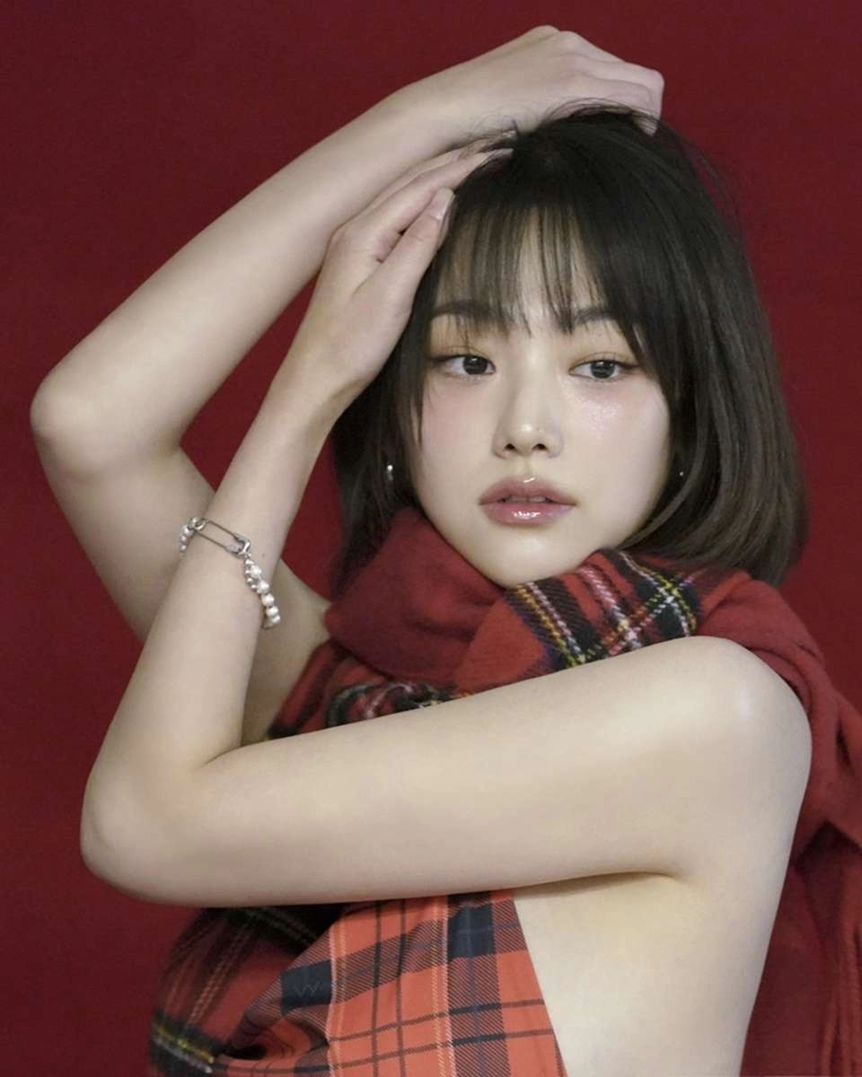 구구단 강미나 크리스마스 화보 촬영