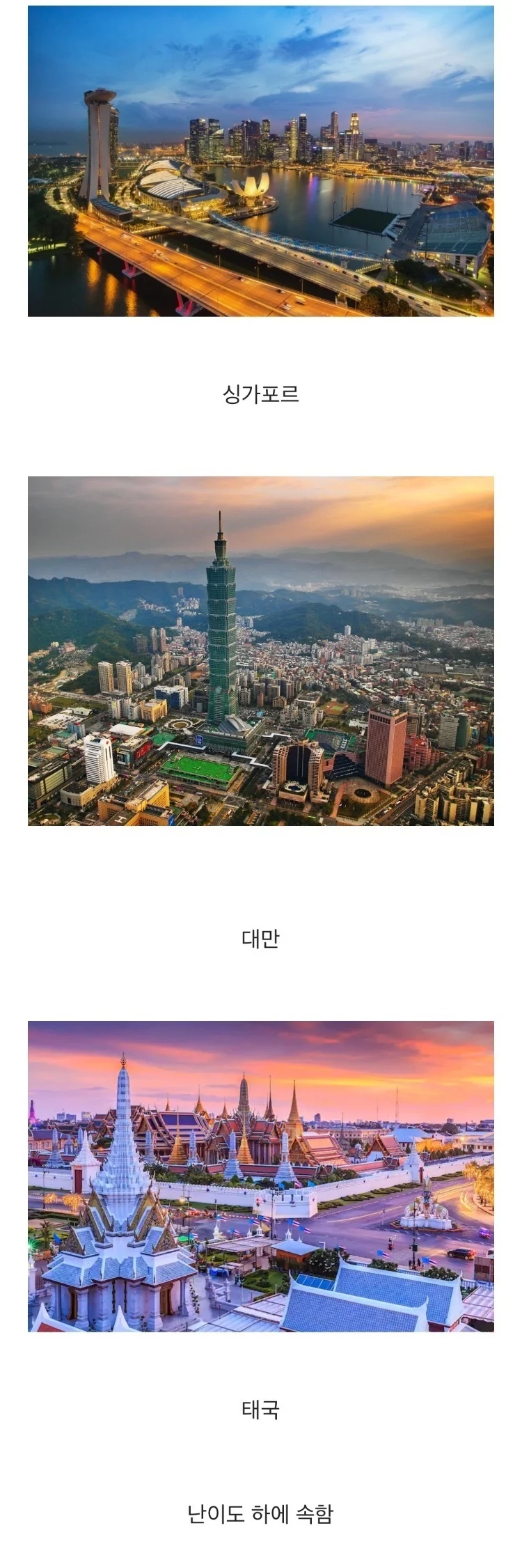 해외여행 혼자 하기 좋은 나라 3곳