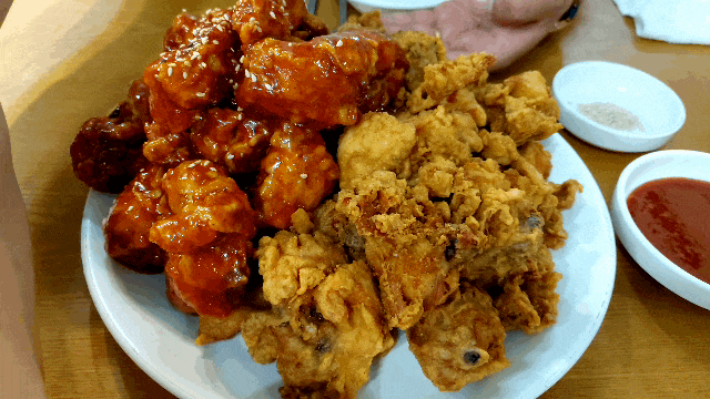 광주 양동시장의 명물 양동통닭