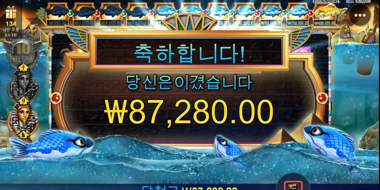 피씨아이 파라오 클레오 잘뜨긴했는데