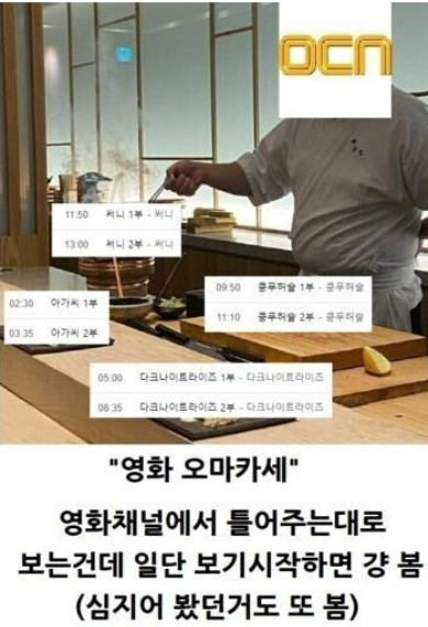 넷플과 ocn의 차이점