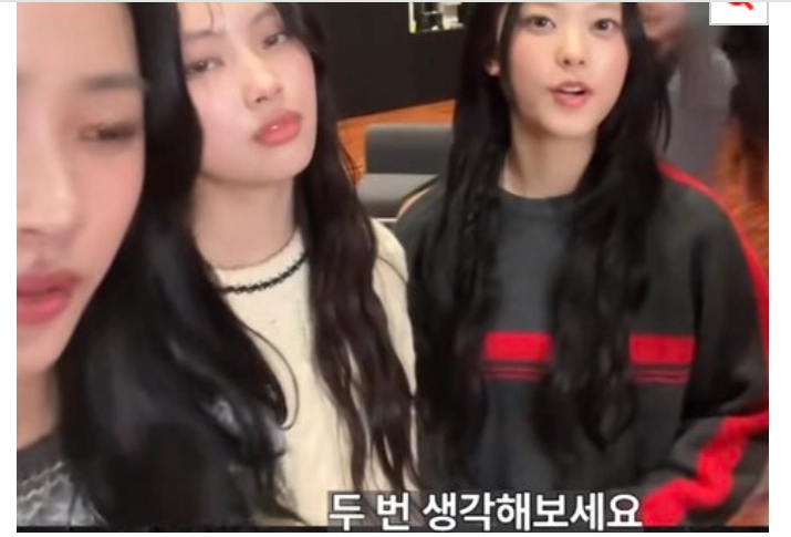 칼국수 모른다고 해서 욕먹는 뉴진스 민지