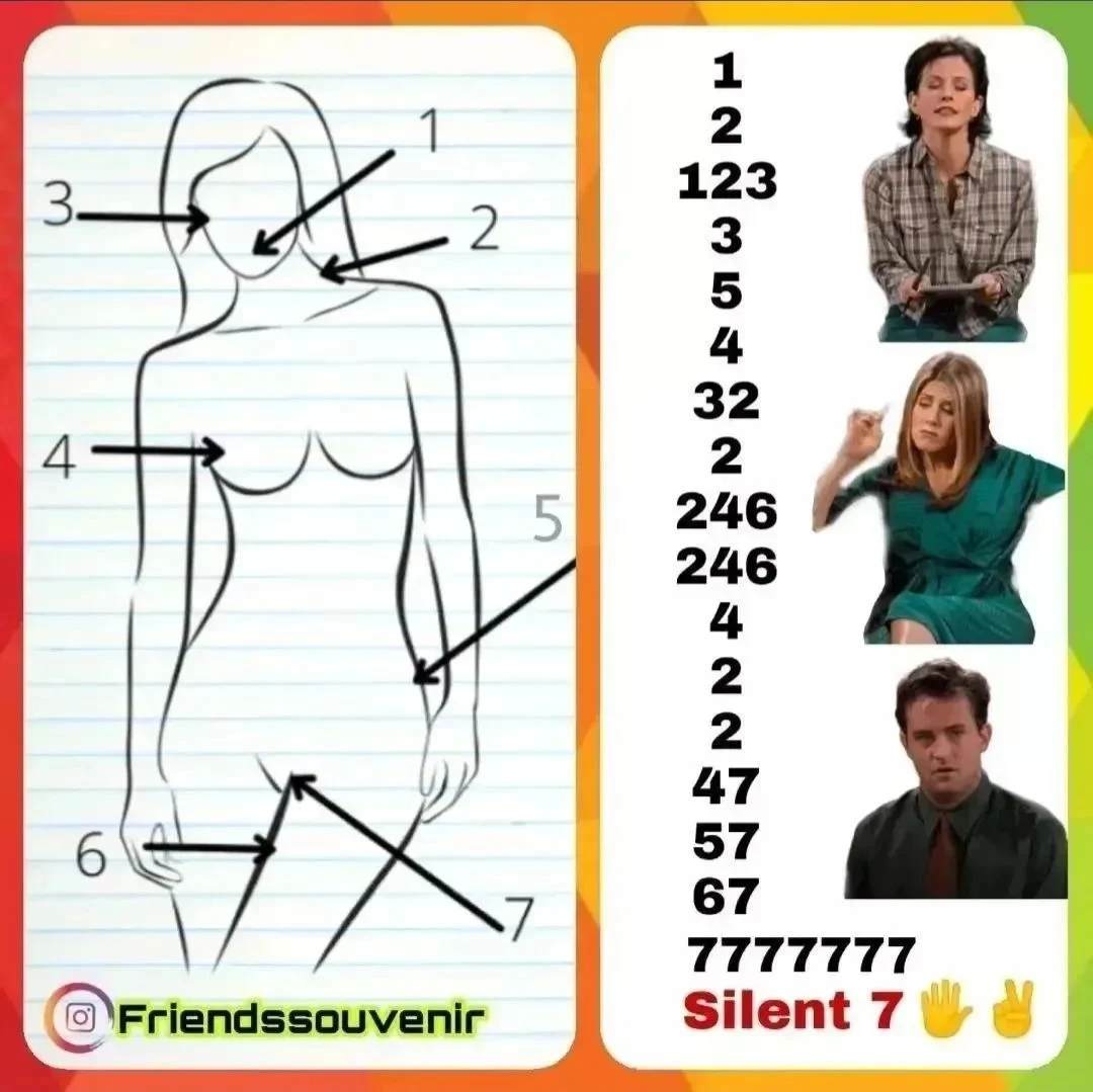 프렌즈에 나온 애무 순서