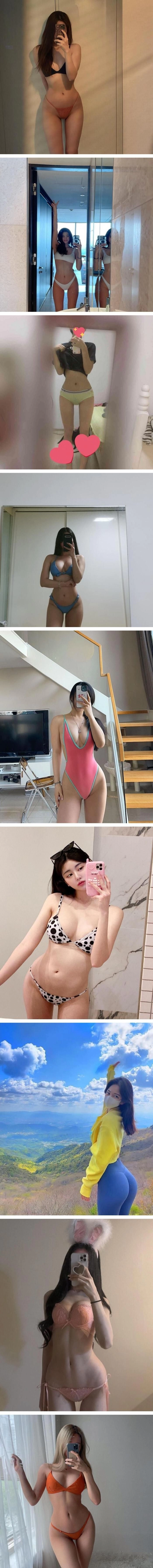 몸매 자랑하는 처자