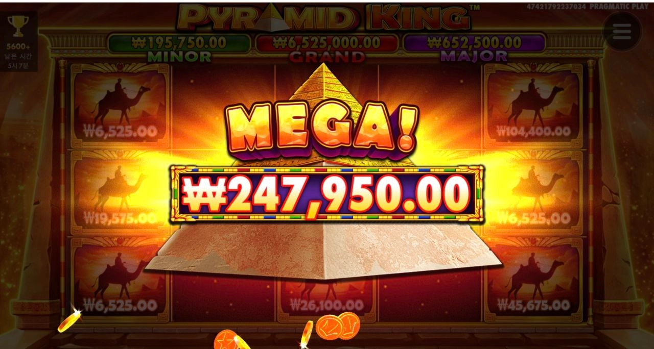 피라미트 킹 홀드스핀 획득