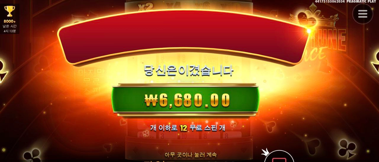 처음 돌려보는 포춘에이스