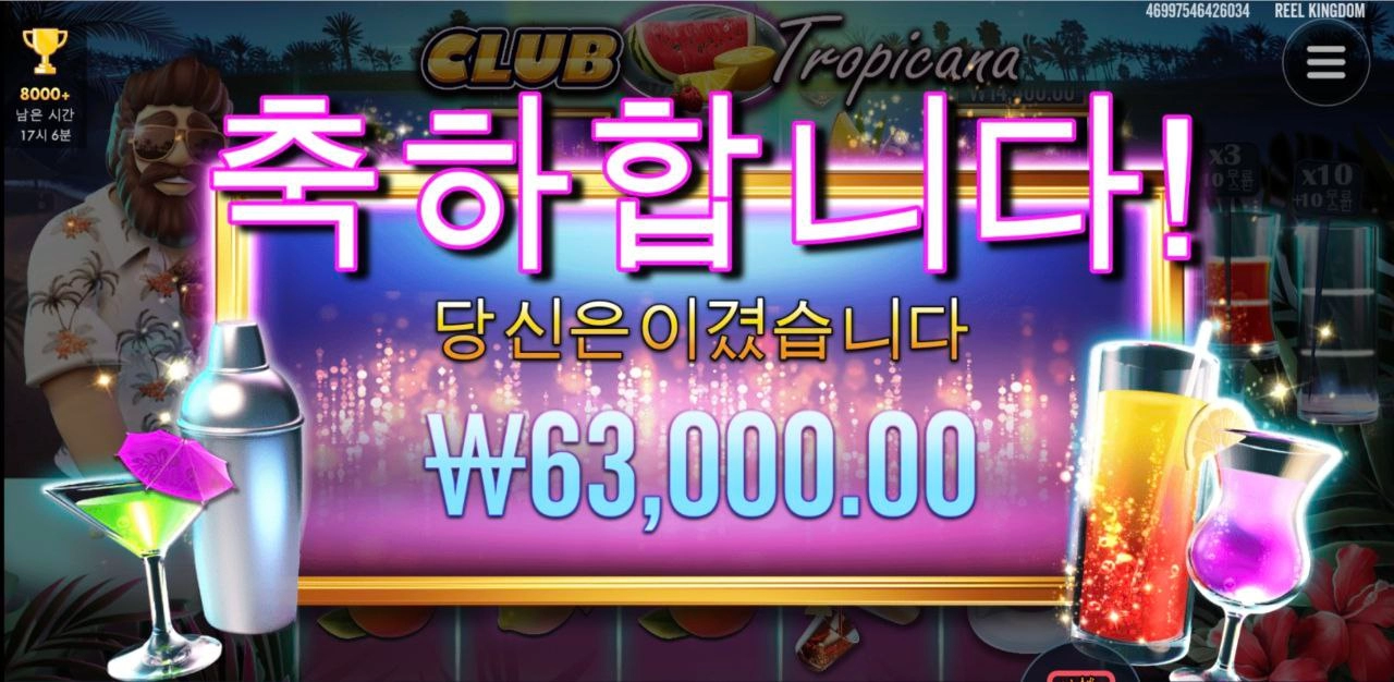 트로피카나 바닥보너스