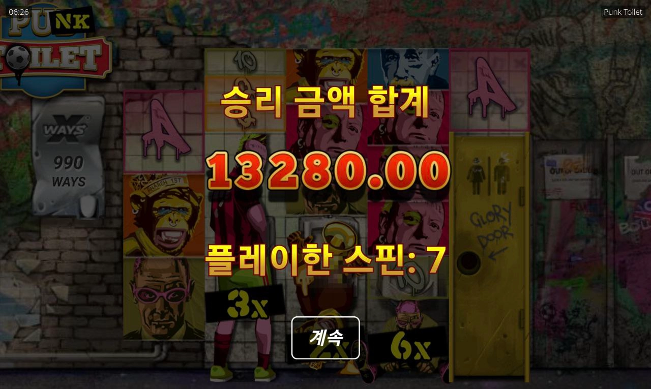 노리밋시티 펑크 토일렛 왜케 정신사납냐