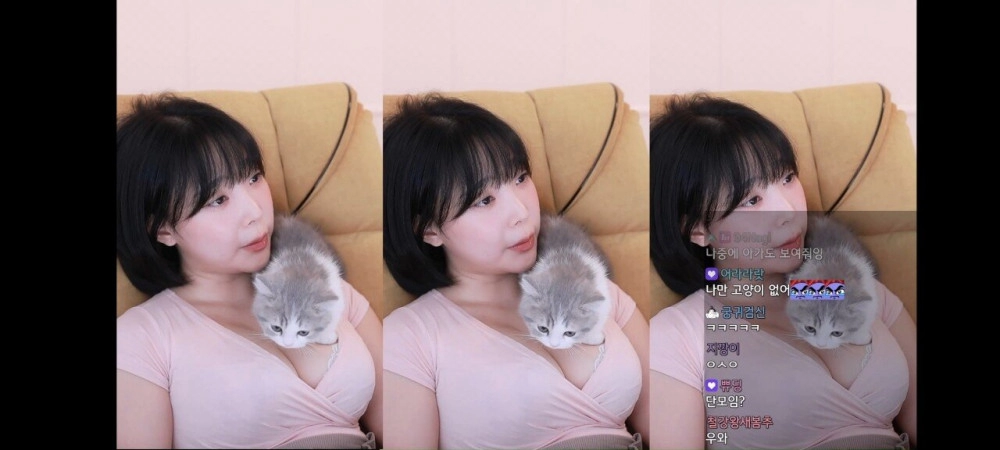 강인경 가슴위에 야무지게 올라탄 ㅅㄲ