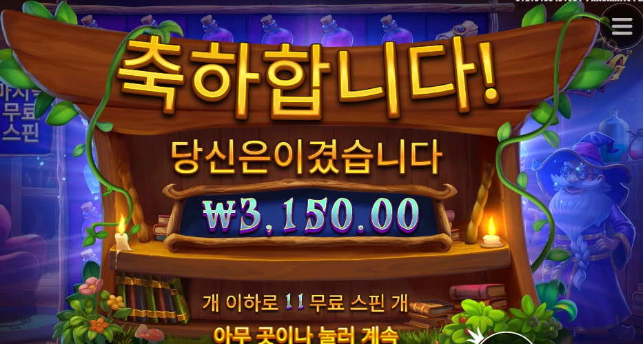 마법사 치고 너무 빈약해