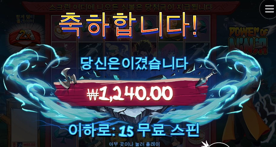 닌자가 아니라 도둑이네