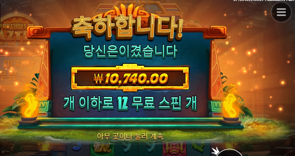 포춘아즈텍 만원이요?