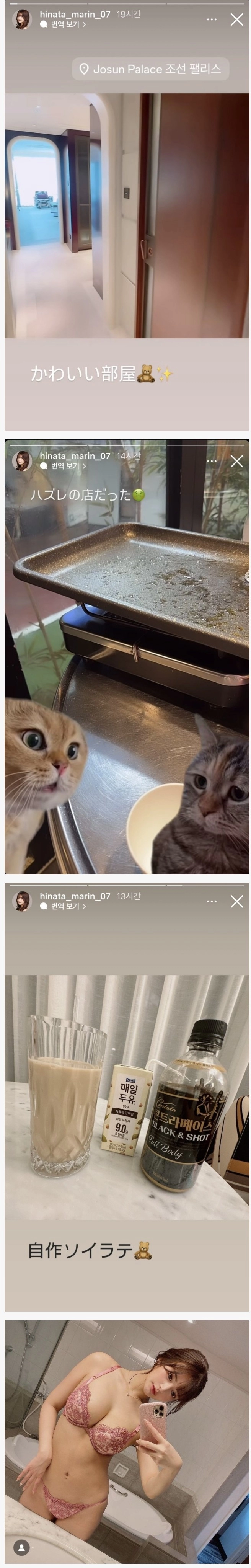 한국에 온 av배우 인증샷