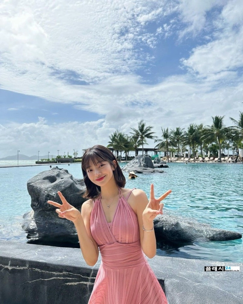 ㅇㅎ)같이 하고 싶은 한화 치어리더 박소영 휴가 룩