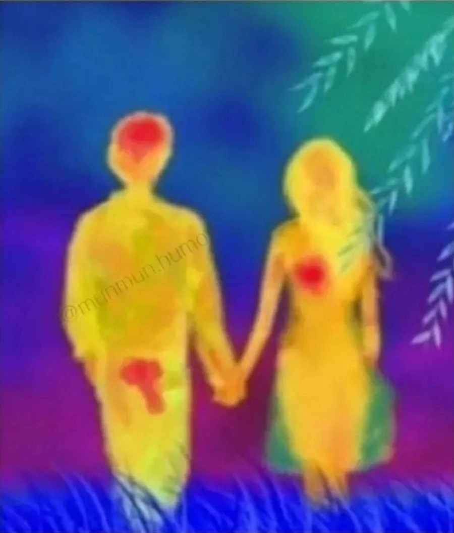 데이트 할때 남녀 체온변화 차이