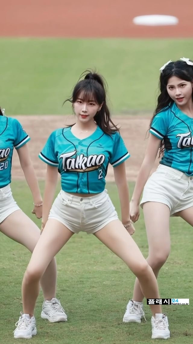 대만 진출한 안지현 치어리더