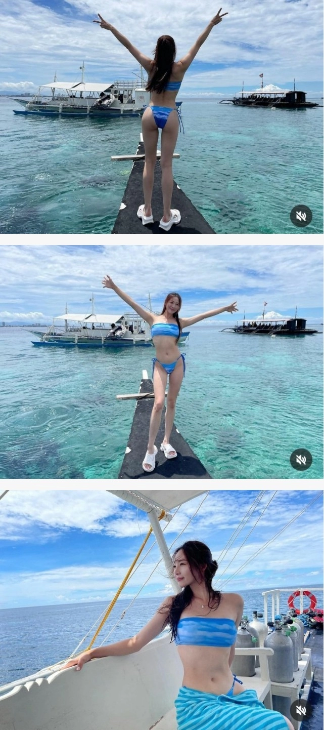 리듬체조 신수지 비키니 몸매 수준 ㄷㄷ