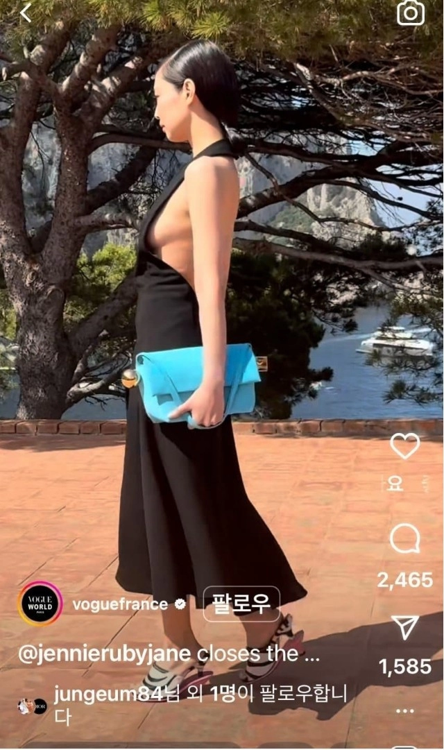 단 한 장으로 보는 블랙핑크 제니 옆슴가