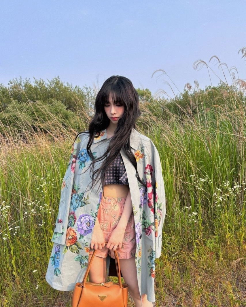 화보 촬영중인 에스파 카리나