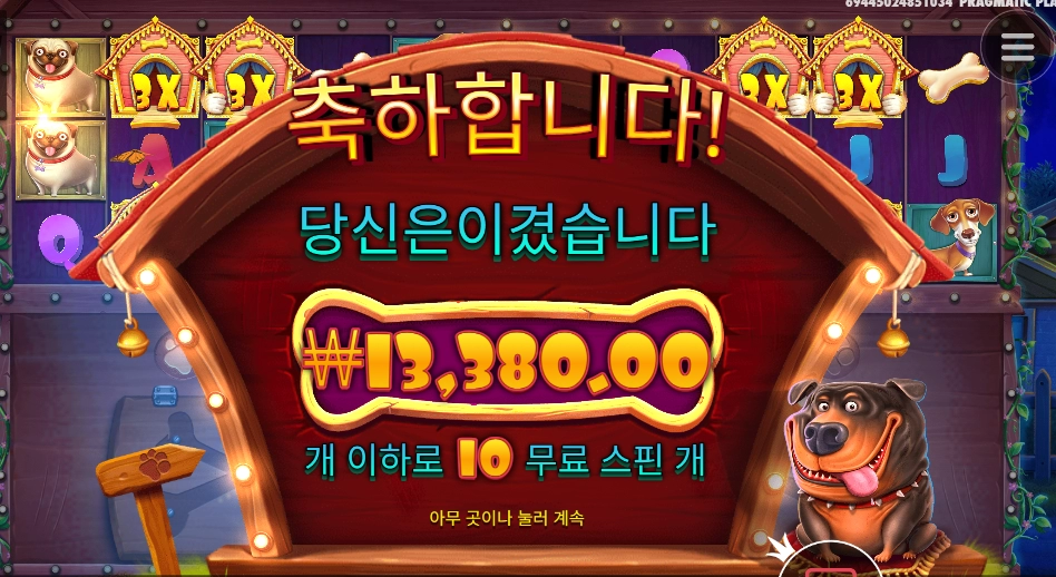 기본스핀 １０은 알겠다 개집아