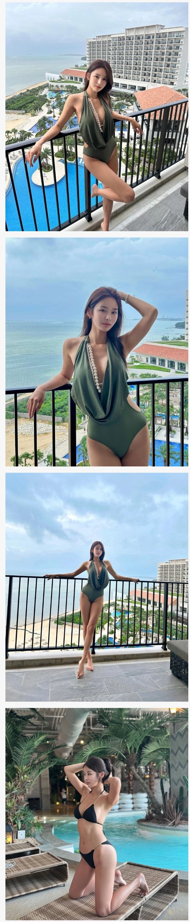 치어리더 -> 필라테스 강사 -> 레이싱모델 테크트리 타신 분