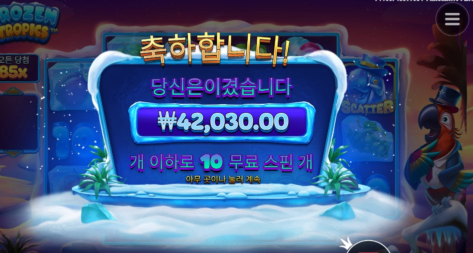 프로즌 트로피칼 210배