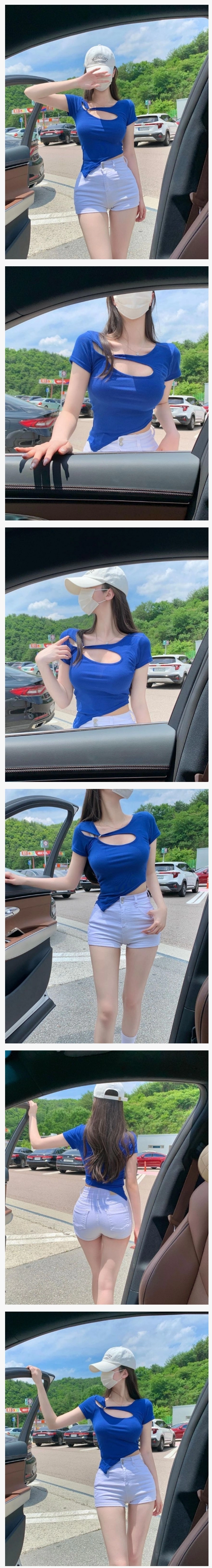 조수석에서 과자 흘려도 용서되는 몸매