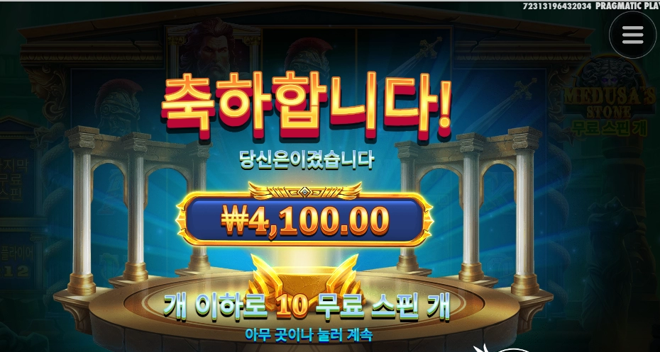 메두사한테 당했다잉