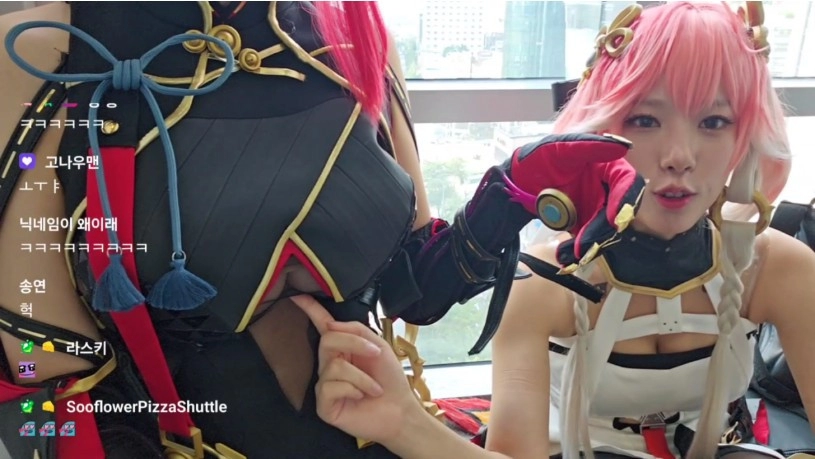 여캠 밑슴가 찌르는 여캠